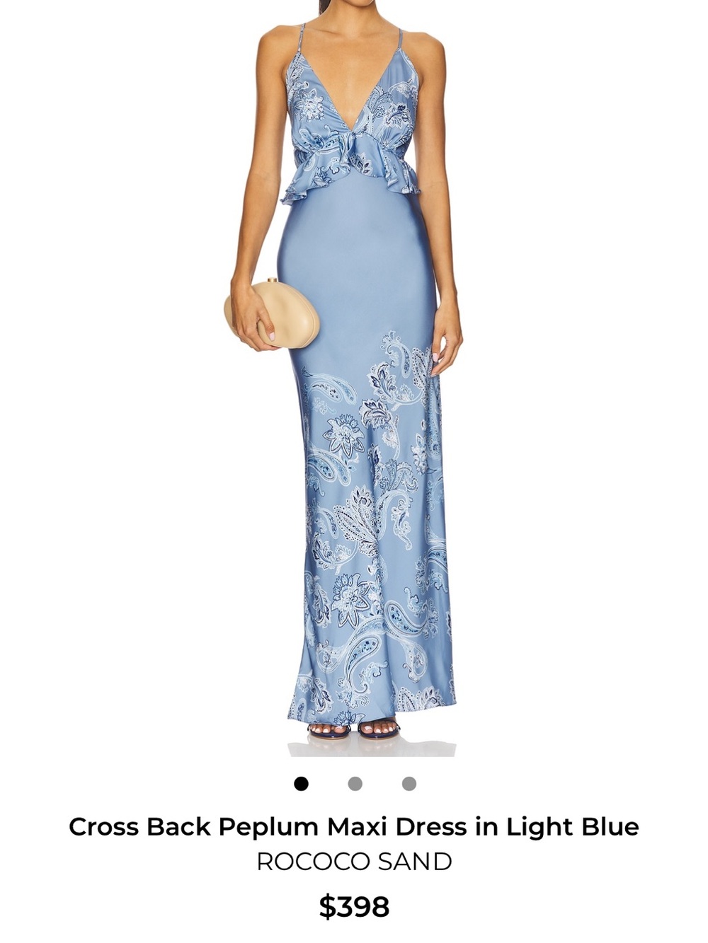 Rococo Sand Paisley Dress